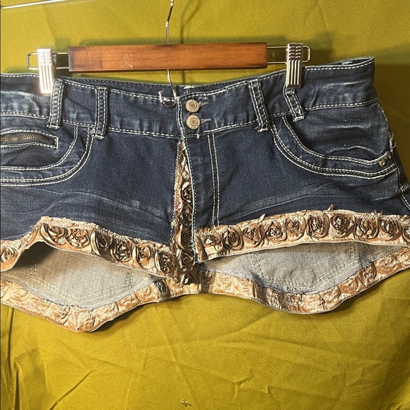 Upcycled Denim Corset Belt main image 6
